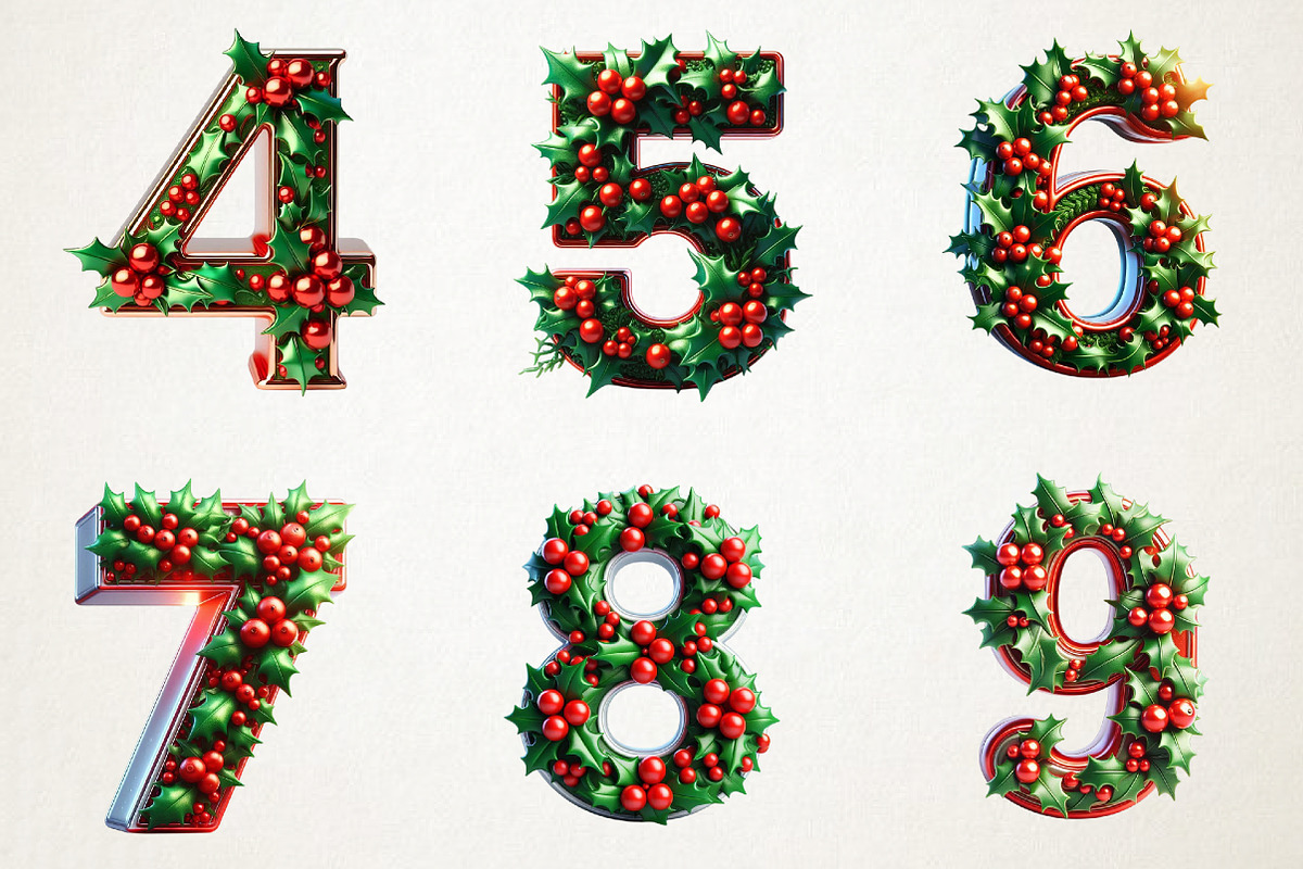 Christmas Cheer Alphabet Bundle, an Illustration by RobertsArt (Photo 7 of 7)