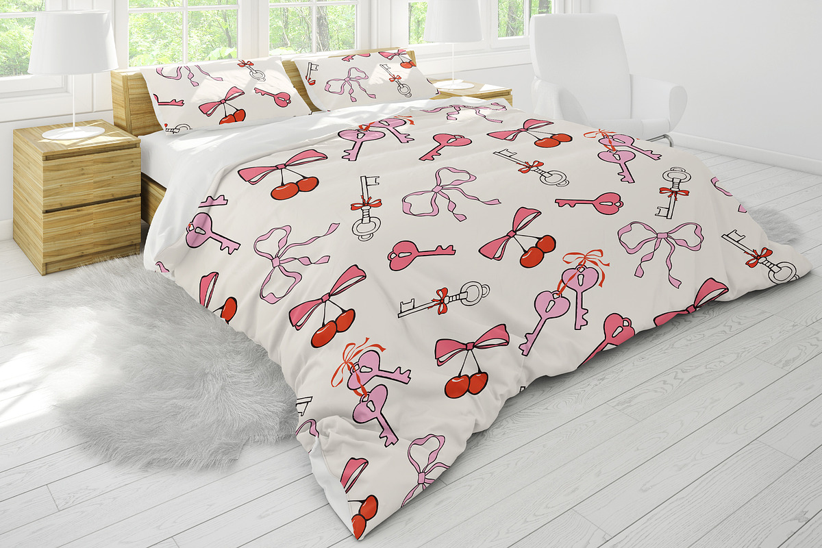 Whimsical Valentine Seamless Pattern, a Pattern Graphic by Groovy Arts (Photo 3 of 5)