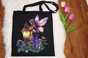 Watercolor Magical Fairy Garden Clip, an Illustration by designcity5 (Thumbnail 4 of 5)