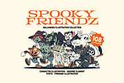Spooky Friendz - Retro Halloween, a Seasonal Illustration by Ludere Studios (Thumbnail 11 of 11)