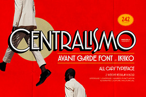 Centralismo - Avant Garde Font, a Sans Serif Font by ikiiko