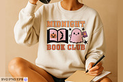 Halloween Book Club PNG SVG, a Graphic by mh_arif (Thumbnail 1 of 4)