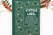 Label Art Nouveau - sets, a Decorative Illustration by Stanislav Kharchevskyi (Thumbnail 6 of 12)
