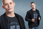 Mens Crew Neck T-shirt Mock-up, a Shirt Mockup by Mint Pixels (Thumbnail 9 of 10)
