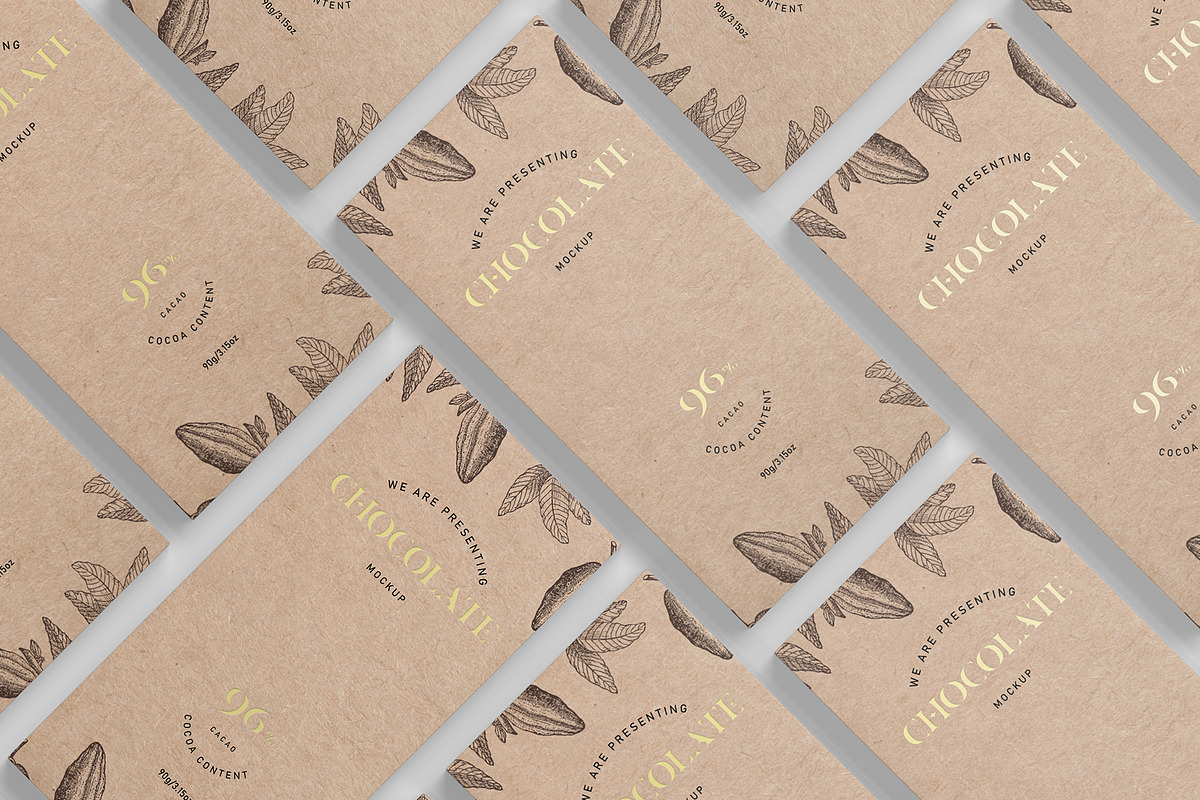Chocolate Packaging Mockup, a Packaging Mockup by KIPET (Photo 7 of 15)
