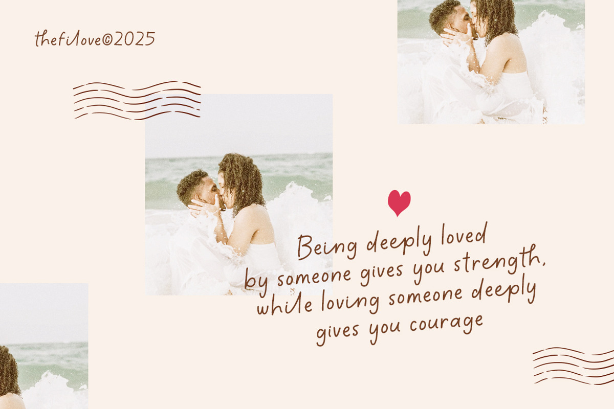 thefiLove Casual Handwritten Font, a Font by Haps Space (Photo 3 of 9)