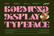 Bormund - Display Serif Font, a Serif Font by MooneseyeType (Thumbnail 1 of 9)