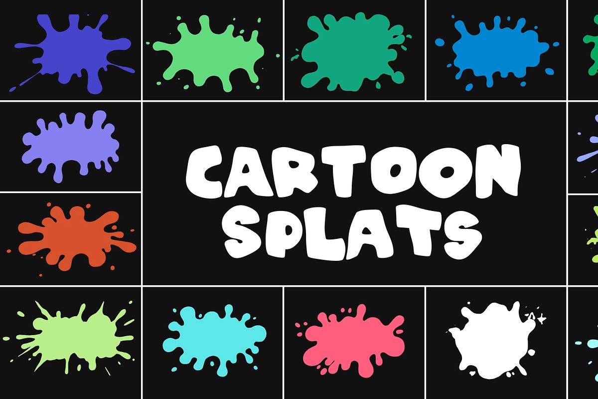 Cartoon Splats for DaVinci Resolve, a Templates & Theme by 2dfx (Photo 1 of 2)