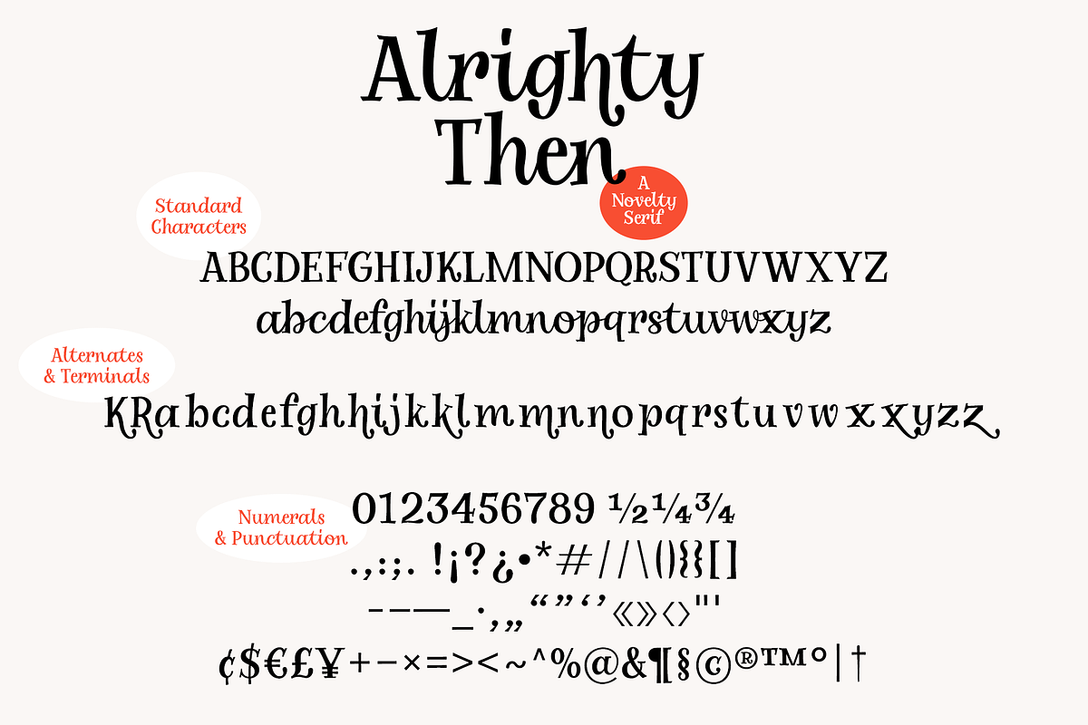 Alrighty Then | A Novelty Serif, a Serif Font by Ayca Atalay (Photo 10 of 11)