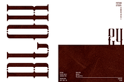 Patinas Stencil (Family Font), a Serif Font by inumocca_type (Thumbnail 4 of 10)