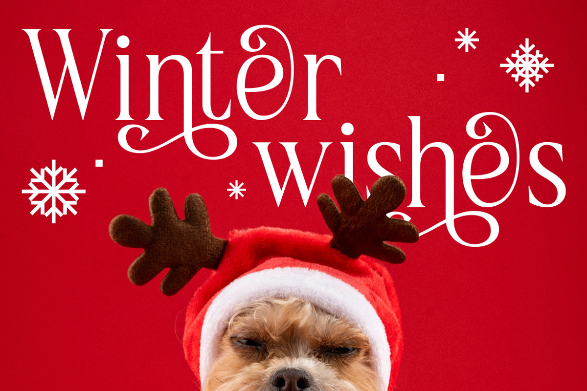 Holly Candle Christmas Font, a Serif Font by Rasio Studio (Photo 3 of 7)