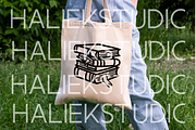 Bookish Girly SVG Illustrations, a Decorative Illustration by HalieKStudio (Thumbnail 5 of 9)