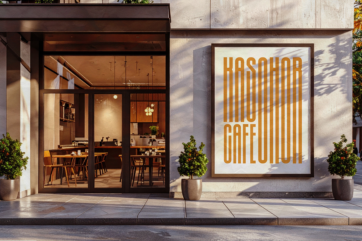 Kasohor - Sans Serif Display Font, a Sans Serif Font by Hello Muh (Photo 5 of 5)