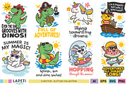 Summer Kids Sublimation Bundle, a Seasonal Illustration by Lapeticrafter (Thumbnail 1 of 9)