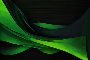 Green and black background abstract, an Abstract Photo by ComfortQ