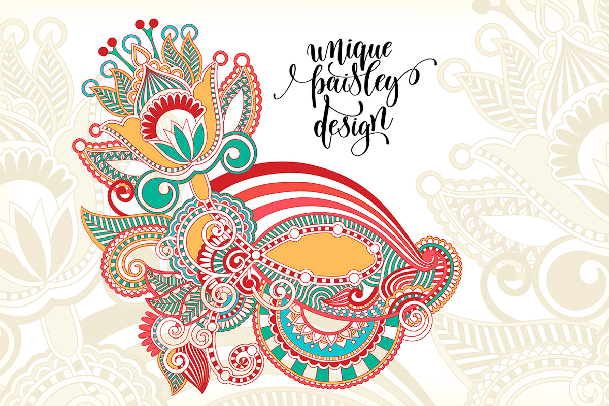 10 PAISLEY DESIGN, a Pattern Graphic by karakotsya (Photo 5 of 11)