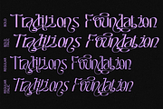 Traditions Foundation-Ligature Font, a Sans Serif Font by 177Studio (Thumbnail 7 of 9)
