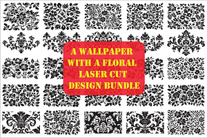 laser cut floral seamless pattern, an Illustration by Amazin_art