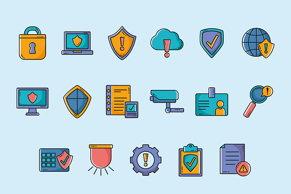 Cybersecurity Illustrations Set preview 2