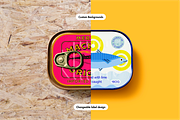 Single Can Tinned Fish Mockup, a Packaging Mockup by Jacob Waites (Thumbnail 3 of 6)