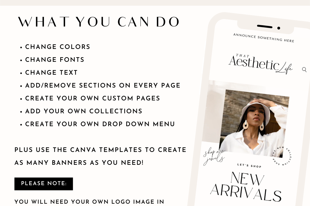 Shopify Theme Aesthetic White, a Shopify Template by Design Pixie (Photo 5 of 7)