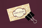 Vintage Floral Business Card, a Business Card Template by GraphicPick (Thumbnail 3 of 3)