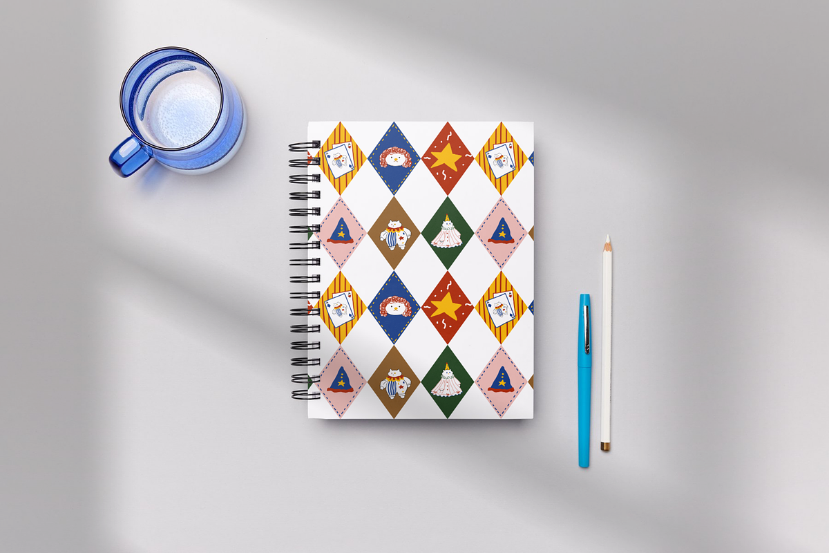 + 50 Jester Seamless Pattern, a Pattern Graphic by The Journey Atelier (Photo 16 of 17)