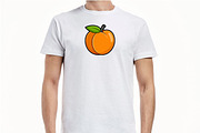 Cartoon Apricot Clipart Collection, a Food Illustration by newminddesign (Thumbnail 2 of 8)