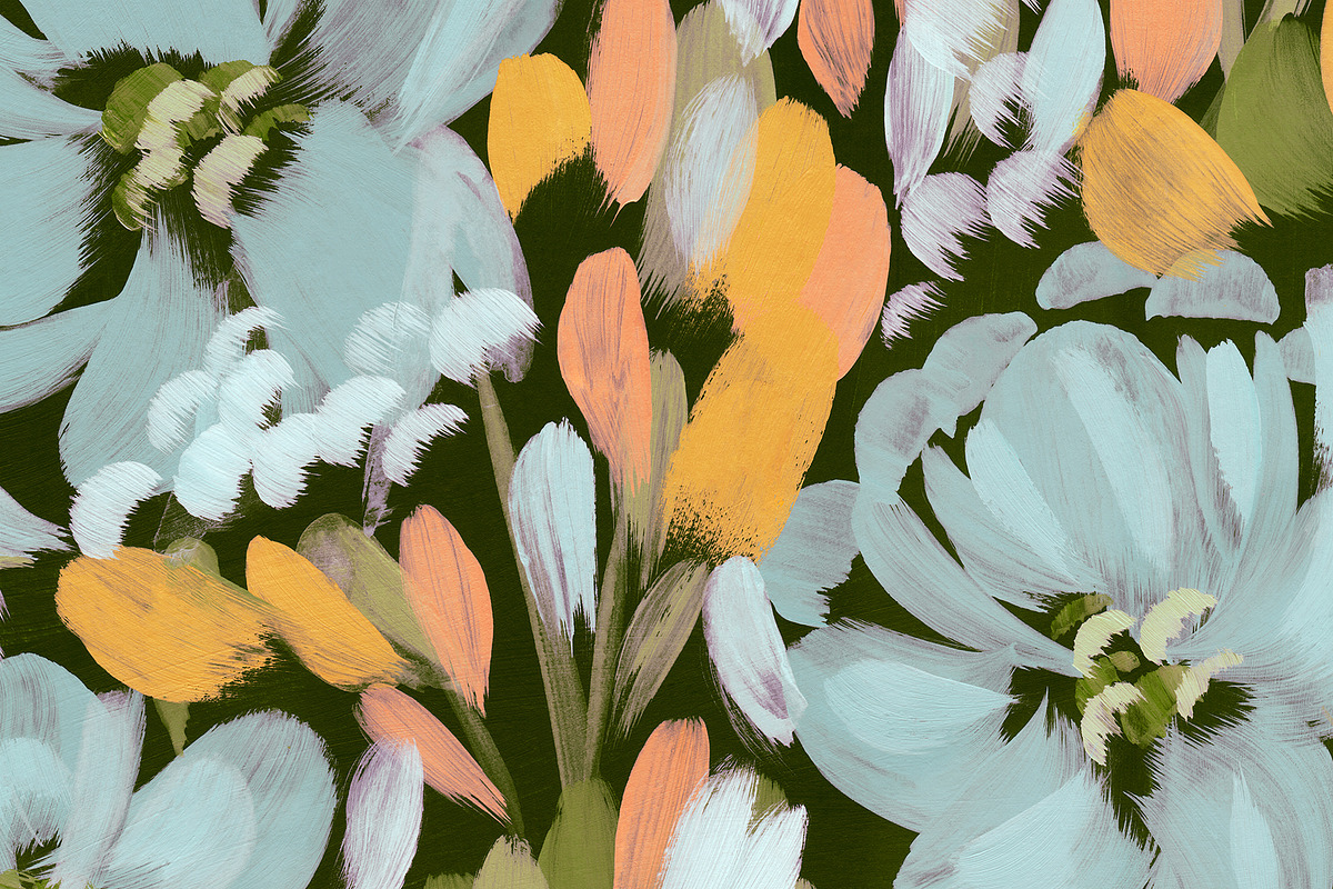 July Abstract Painted Backgrounds, a Texture Graphic by Basia Stryjecka (Photo 5 of 16)