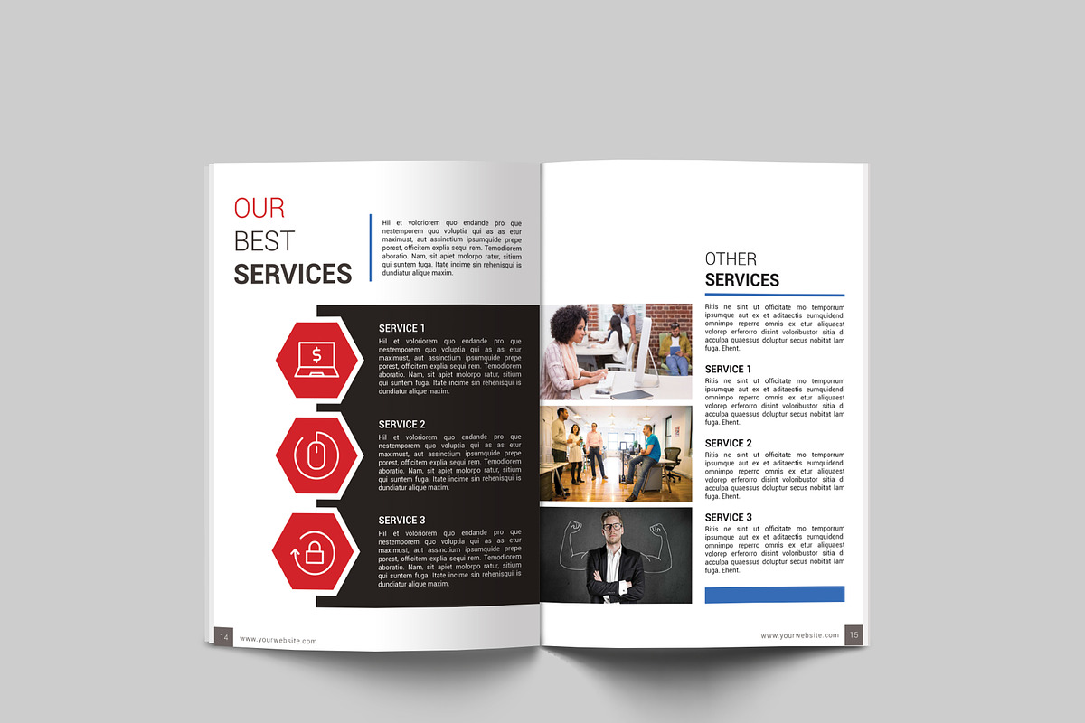 Company Profile, a Brochure Template by BoriesBechker (Photo 8 of 13)