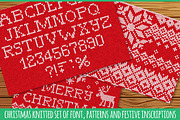Knitted FONT and patterns (r), a Decorative Illustration by VasilkovS (Thumbnail 1 of 4)