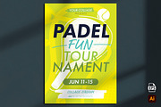 Padel Tournament Flyer, a Flyer Template by Aarley Kaiven (Thumbnail 1 of 2)