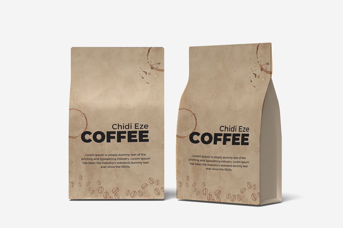 Coffee Pouch Mockup, a Merchandise Mockup by ulfatunnazira (Photo 6 of 6)