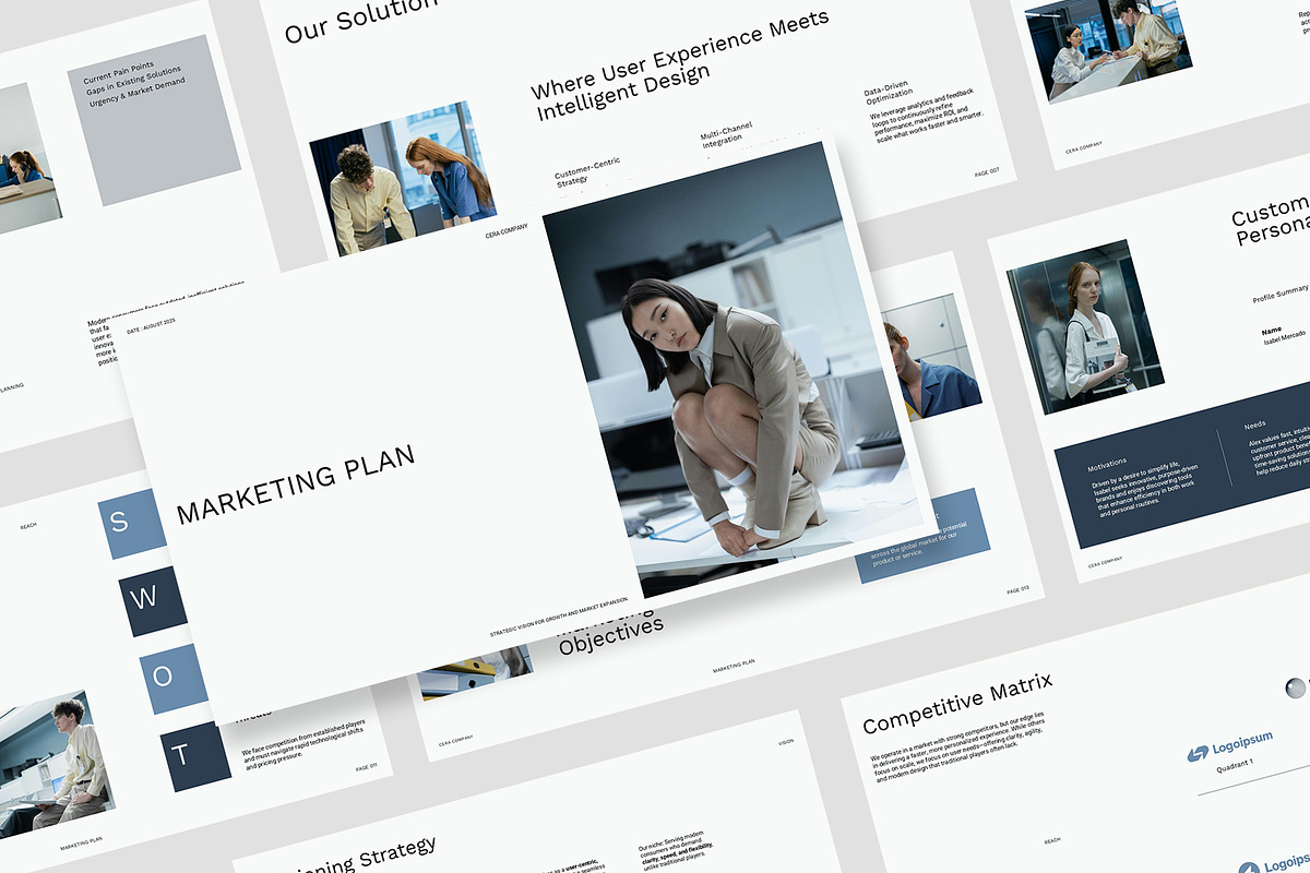 Cera : Marketing Plan Keynote, a Presentation Template by Punkl Camp (Photo 1 of 16)