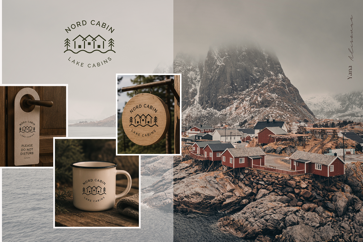 Retreat & Cabin Logo Collection, a Branding & Logo Template by Alisovna (Photo 13 of 14)