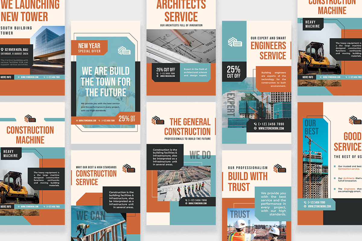 Stone Work Construction, a Social Media Template by kerismaker (Photo 2 of 3)