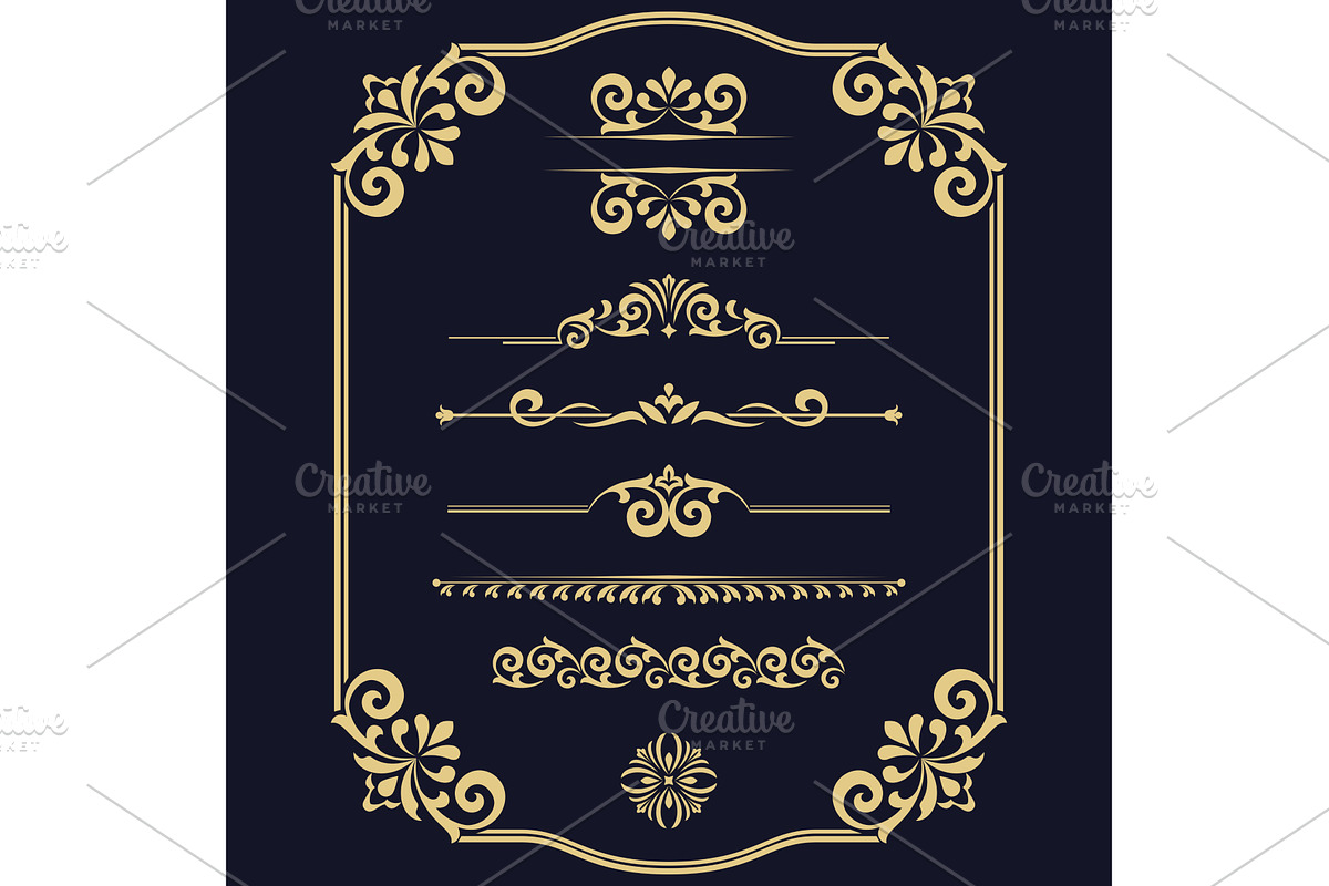Vintage set. Floral elements for, a Texture Graphic by RODINA (Photo 1 of 3)