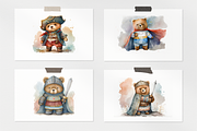 Cute Bears Watercolor Collection, a Decorative Illustration by artsy-fartsy (Thumbnail 3 of 12)