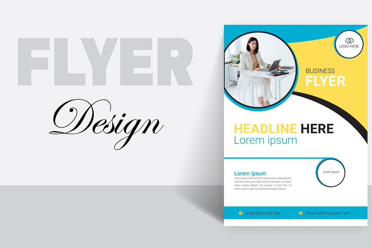 Creative Flyer Template Bundle, a Flyer Template by hkmonir (Photo 3 of 3)