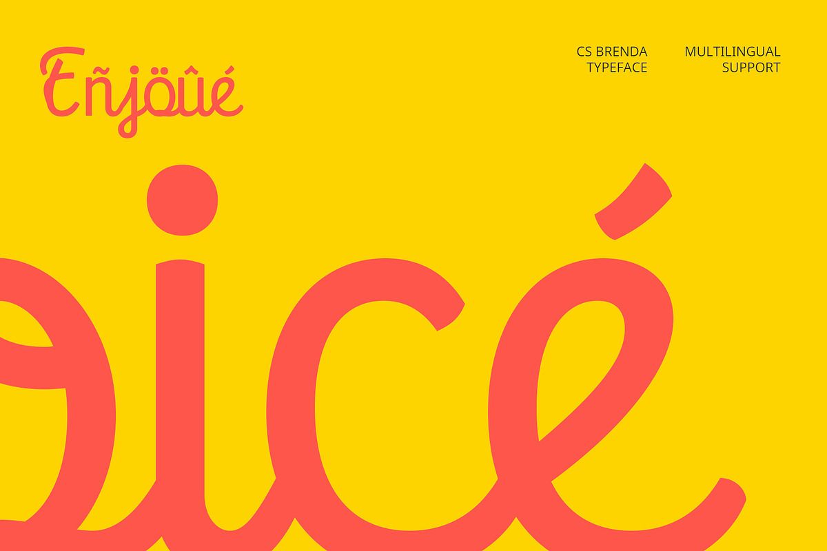 CS Brenda – Script Font, a Script Font by Craft Supply Co. (Photo 4 of 8)