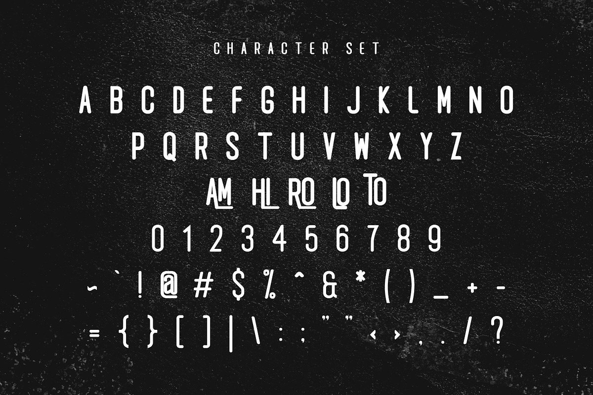 Hirosto Display Font, a Sans Serif Font by Maulana Creative (Photo 6 of 8)