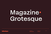 Magazine Grotesque, a Sans Serif Font by Latinotype (Thumbnail 1 of 15)
