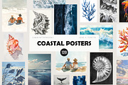 Coastal Wall Gallery Posters, a Graphic by SunnyAfternoons (Thumbnail 1 of 14)