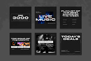 Hertz Music Instagram Template | PSD, a Social Media Template by Azruca (Thumbnail 4 of 8)