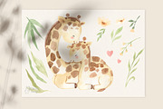 MOTHER AND BABY. Safari animal, an Animal Illustration by OlliArtDesign (Thumbnail 6 of 10)
