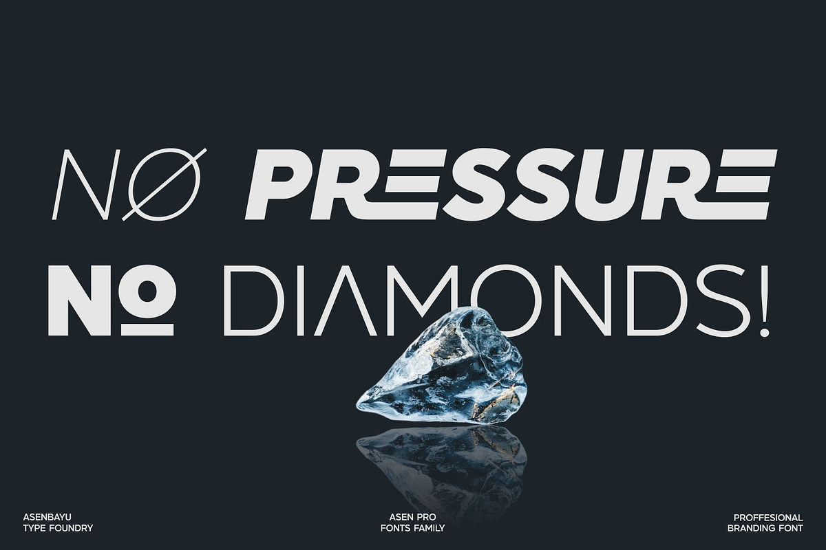 Asen Pro Fonts Family, a Sans Serif Font by Asenbayu (Photo 4 of 15)