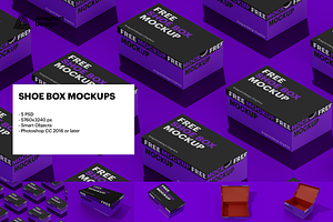 Shoe Box Mockup