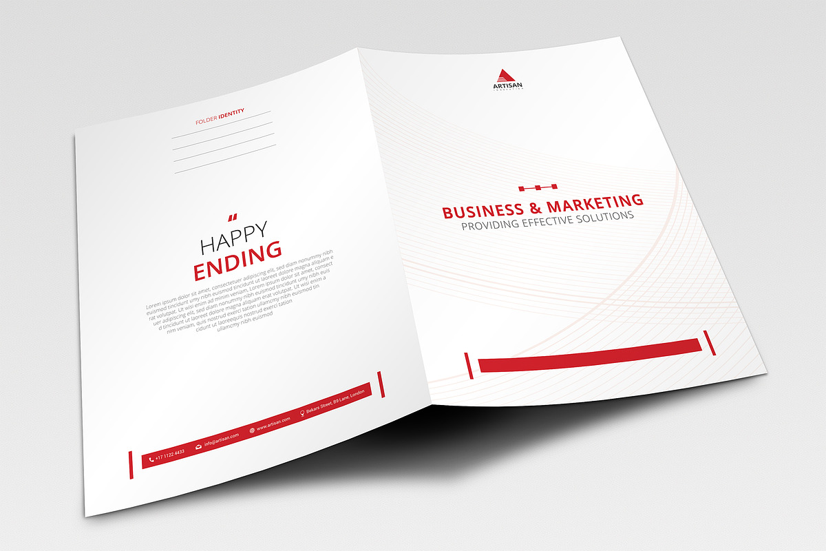 Minimal Branding Identity, a Stationery Template by artisanHR (Photo 4 of 7)