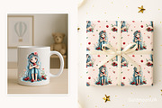 Berry Dreams Patterns & Clipart, a Person Illustration by GoldmoonUA (Thumbnail 4 of 5)