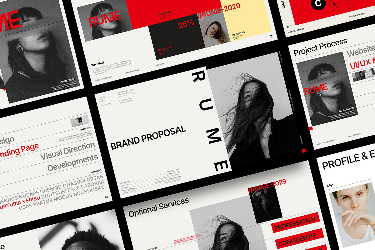 RUME – Brand Proposal, a Presentation Template by Templeste (Photo 6 of 7)